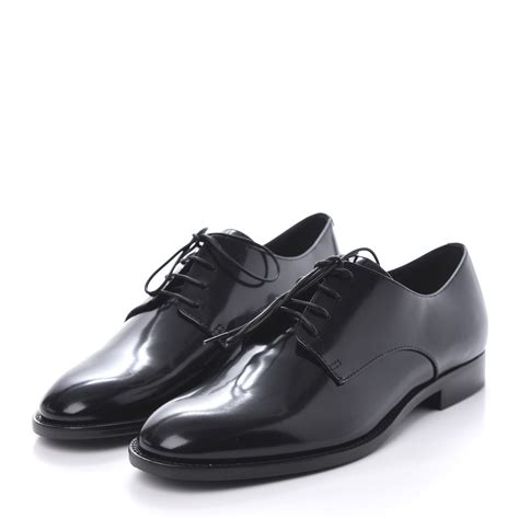 Polished calfskin Derby shoes 